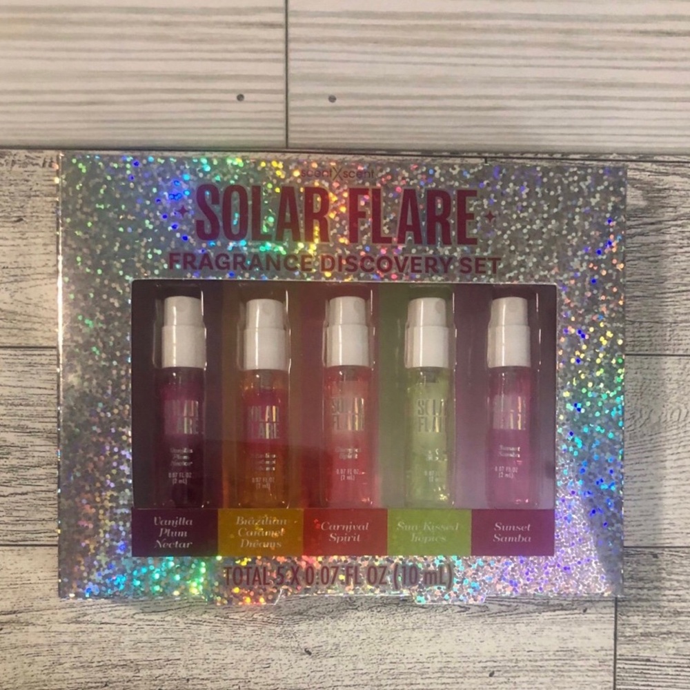 Solar Flare Fragrance Discovery Set - Brazilian Caramel Dreams Sun-kissed